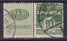 Denmark 1927-30 Mi. R7   (R 6) +10 Ø Wellenlinien Waves & OLDSMOBILE Commercial Cachet SCARCE !! (2 Scans) - Postzegelboekjes