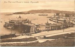 Hoe Pier And Drake's Island, Plymouth - Plymouth