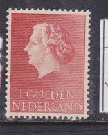 PAYS BAS N° 631 1G ROUGE BRUN REINE JULIANA - Unused Stamps