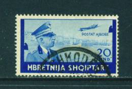 ALBANIA (ITALIAN OCCUPATION)  -  1940   Air 20q  Used As Scan - Albania