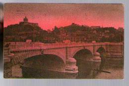 Jolie CP Ancienne Italie Torino Turin Ponte Umberto I E Monte Cappuccini - CAD 20-09-1922 - Voir Oblitération Flamme - Pontes