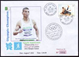 ALGERIE ALGERIA ALGERIEN - 2012 - JO Londres - Athletics - Gold Medallist - 1500m - Makhloufi - Estate 2012: London