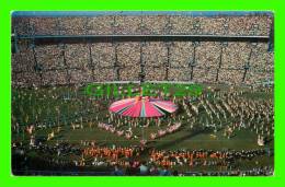 MIAMI, FLORIDA - HALF TIME PAGEANT AT THE MIAMI ORANGE BOWL ON NEW YEAR'S DAY - TRAVEL IN 1965 - - Miami