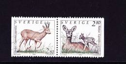 1992 - 1700D-1701D Paare Gebraucht / Used Rehbock - Ricke - Oblitérés