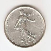 REPUBBLICA FRANCESE - 5 FRANCHI SEMEUSE 1966 - J. 5 Francs
