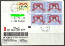 Estland Estonia Estonie Inlands R-Brief Põlva-Tallinn 2009 - 2002