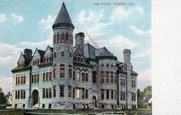 Frankfort IND High School 1905 Postcard - Other & Unclassified