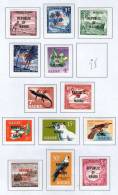 NAURU 1968  COURANTS-OISEAUX  SCOTT  N°72/76-78/85  NEUF MH* - Nauru