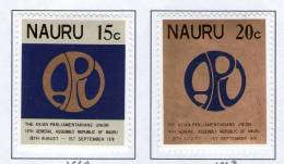 NAURU 1978 UNION ASIATIQUE  YVERT  N°175/76   NEUF MH* - Nauru