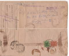 Refugee Relief Overprint On Service Stamp Used On Service Cover, Inde, India Condition As Per The Scan - Briefe