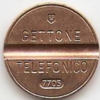 TOKEN;JETON;GETTONE TELEFONICO-7705-FLAT EDGE,NICE GRADE - Other & Unclassified