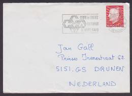 Monaco Deluxe MONTE CARLO 1980 Slogan Cancel Cover To DRUNEN Netherlands Centre De Congrés Auditorium De Monte Carlo - Lettres & Documents