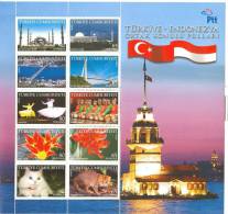 Turkey, Yvert No 3397/3406, MNH, Joint Issue Turkey-Indonesia - Ongebruikt