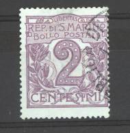 Saint Marin  -  1903  :  Yv  34  (o) - Oblitérés
