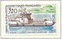 T.A.A.F.1991: Michel-No.271 Chaland L’Aventure“  ** MNH (cote 1.80 Euro) - Polar Ships & Icebreakers