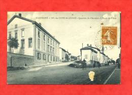 * LA COTE SAINT ANDRE-Quartier Du Chuzeau.L´Ecole De Filles-1928(Homme à Cheval) - La Côte-Saint-André