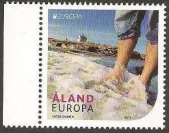 NOVEDAD - ALAND -  EUROPA 2012 -TEMA ANUAL " VISITE ALAND ".- SERIE De 1 V. - DENTADO - 2012