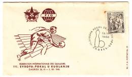 CROATIA - YUGOSLAVIA, European Championship In Bowling - Zagreb, Year 1960, Envelope - Bowls