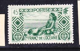 OCÉANIE  N°98 45C VERT TAHITIENNE NEUF AVEC CHARNIERE - Other & Unclassified