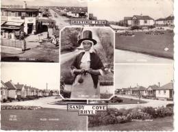 SANDY COVE - RHYL - FLINTSHIRE - REAL PHOTO MULTI VIEW POSTCARD - Flintshire