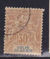 BÉNIN N° 28  30C BRUN TYPE GROUPE ALLÉGORIQUE OBL - Other & Unclassified