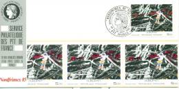 018 Carte Officielle Exposition Internationale Exhibition Nordfrimex 1985 France Tableau Kunst Art Dubuffet - Briefmarkenausstellungen