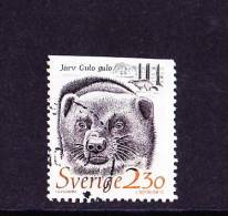 Sweden 1989 - 1520 Used - Vielfrass - Ghiottone - Much-ate - Bears