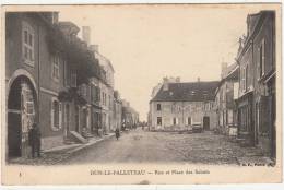 23 - Dun Le Palleteau - Rue Et Place Des Sabots - Editeur: B.F N° 3 - Dun Le Palestel