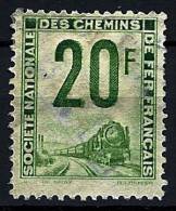 Petits Colis YT 11 " 20F. Vert-jaune " 1944-47 Oblitéré - Usados