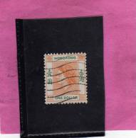 HONG KONG 1954 QUEEN ELIZABETH II - REGINA ELISABETTA USED - Used Stamps