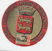 G M 438/ ETIQUETTE  FROMAGE-  CAMEMBERT   NOYERS-BOCAGE - CALVADOS - Kaas