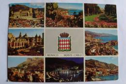 Monaco - Monte Carlo - Multivues - Souvenir De La Principauté - Mehransichten, Panoramakarten