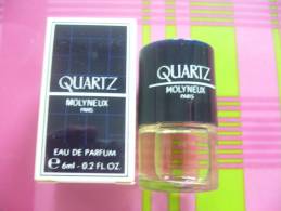 Echantillon Miniature : QUARTZ De MOLYNEUX Edp 6ml Pleine Avec Boite - Miniaturen Damendüfte (mit Verpackung)