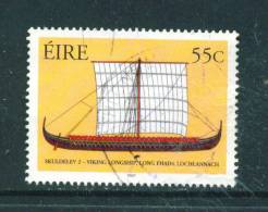 IRELAND  -  2007  Viking Longship  55c  FU  (stock Scan) - Usados