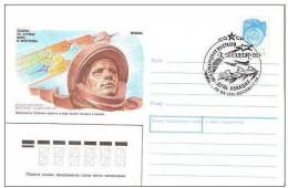 Space 1991 USSR Postmark Aviation Day 08 Apr. 1991 On Phil.exposition "To Stars"+ Special Stationary Cover - Russie & URSS