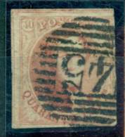 Belgique - No 8 Oblitéré D45 (Gand), 14 Barres, 4 Marges, 4 Voisins, Luxe, See Scan - 1851-1857 Medallions (6/8)
