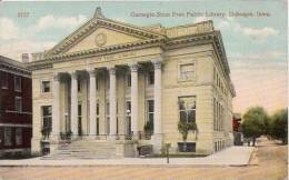 DUDUQUE IOWA 8727 CARNEGIE STOUT FREE PUBLIC LIBRARY - Dubuque