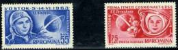 1963 Cosmonautics - Vostok 5 And 6,Romania, Mi.2171-2172,MNH - Unused Stamps