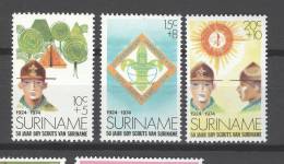 SURINAME 1974 NVPH 627-29 PADVINDERS SCOUTING JAMBOREE - Surinam ... - 1975