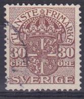 ZWEDEN - Michel - 1911/19 - Nr 42 Wz 2 - Gest/Obl/Us - Dienstmarken