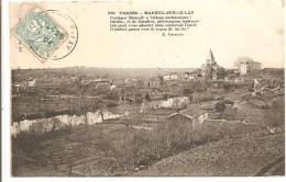 85 -  MAREUIL-sur-le-LAY  - Carte Précurseur 1904 -  Vue Générale - Poème De E. Giraud - Mareuil Sur Lay Dissais