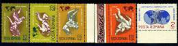 1967 Wrestling World Championship,Romania,Mi.2 613-2617,MNH - Unused Stamps