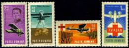 1968 Aviation And Aviasan,Romania,Mi.2662-2 665,MNH - Unused Stamps