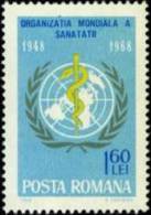 1968 20th Anniversary Of WHO Founding,Romania,Mi.2675, MNH - Unused Stamps