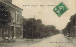 CPA SAINT MICHEL SUR ORGE (Essonne) - Route De Sainte Geneviève - Saint Michel Sur Orge