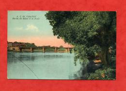 * CHATOU-Bords De Seine Et Le Pont-1947(Voir Les 2 Timbres) - Chatou