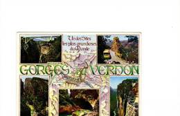 Delcampe - BR25919 Gorges Du Verdon La Partie La Plus Intersante    2 Scans - Castellane