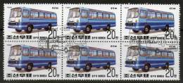 DPR Korea 1992 Buses Transport Automobile  Blk/6 Cancelled # 5531 - Bus