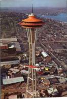 (100) Helicopter - Helicoptère & Space Needle - Seattle USA - Hélicoptères