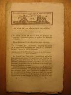 BULLETIN DES LOIS De 1798 - BRIGANDAGE BRIGANDS - MARINS MARINE - EMIGRES COMTAT D'AVIGNON - CHATEAU SAINT GIRONS ARIEGE - Décrets & Lois